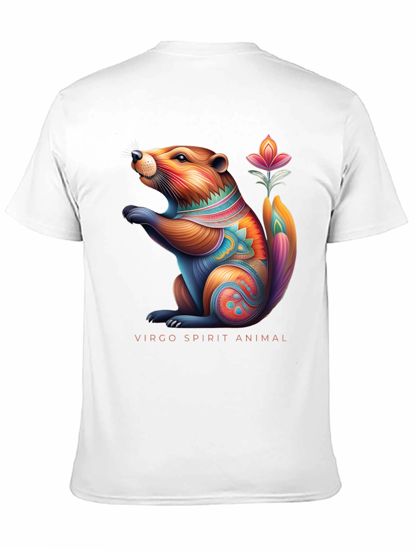 Virgo Spirit Animal Graphic Tee - Zodiac Sign T-Shirt
