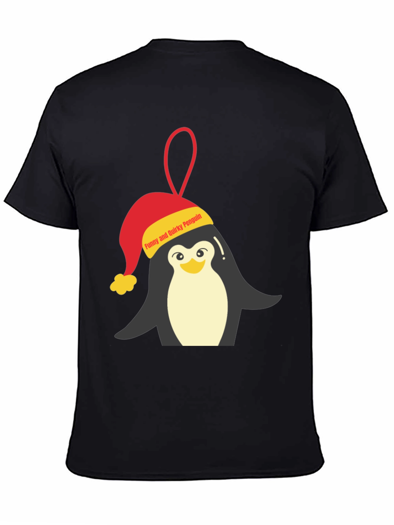Funny Quirky Penguin Graphic Tee