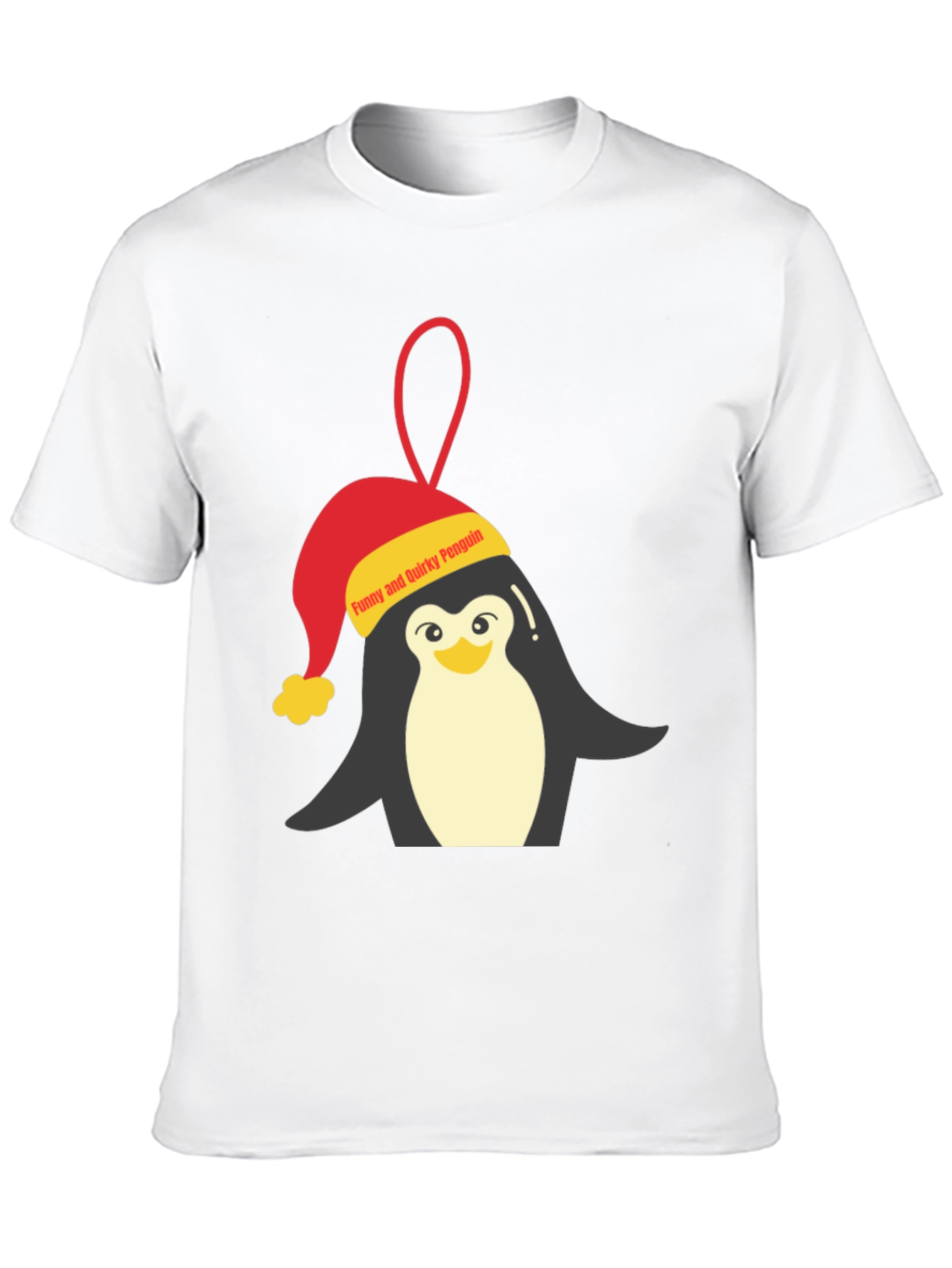 Funny Quirky Penguin Graphic Tee