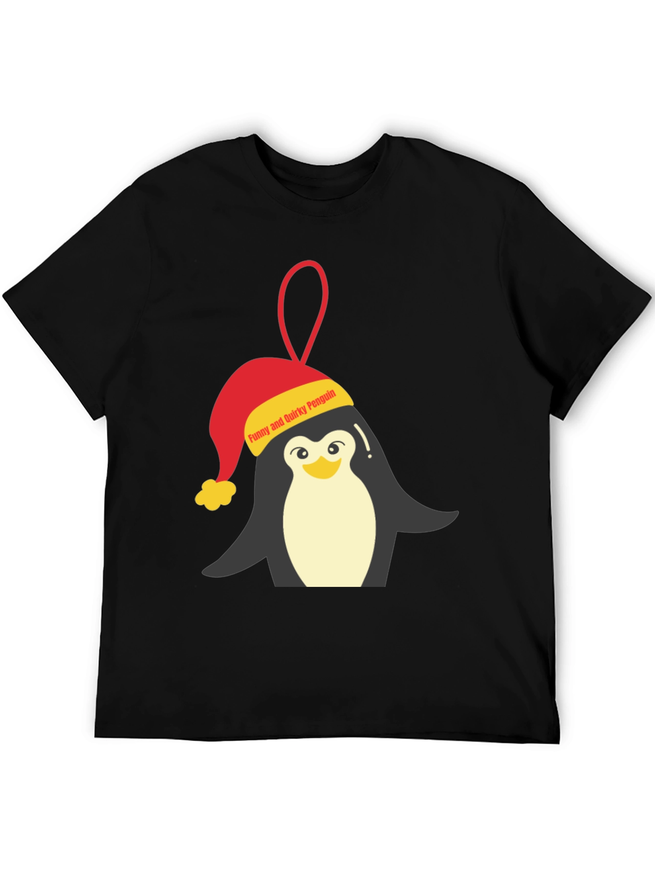 Funny Quirky Penguin Graphic Tee