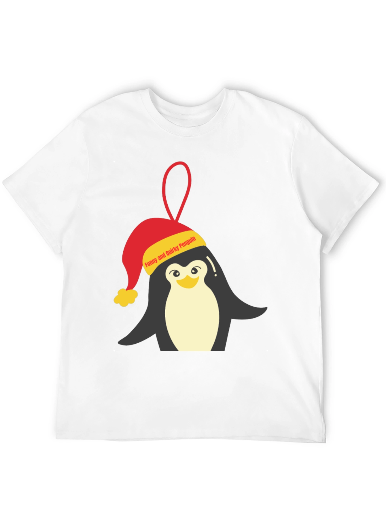 Funny Quirky Penguin Graphic Tee