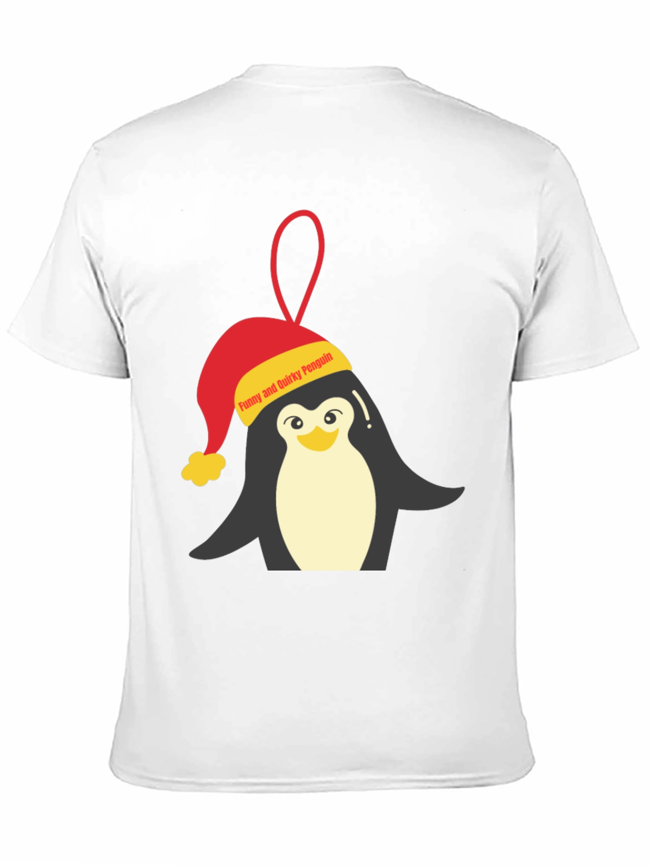 Funny Quirky Penguin Graphic Tee