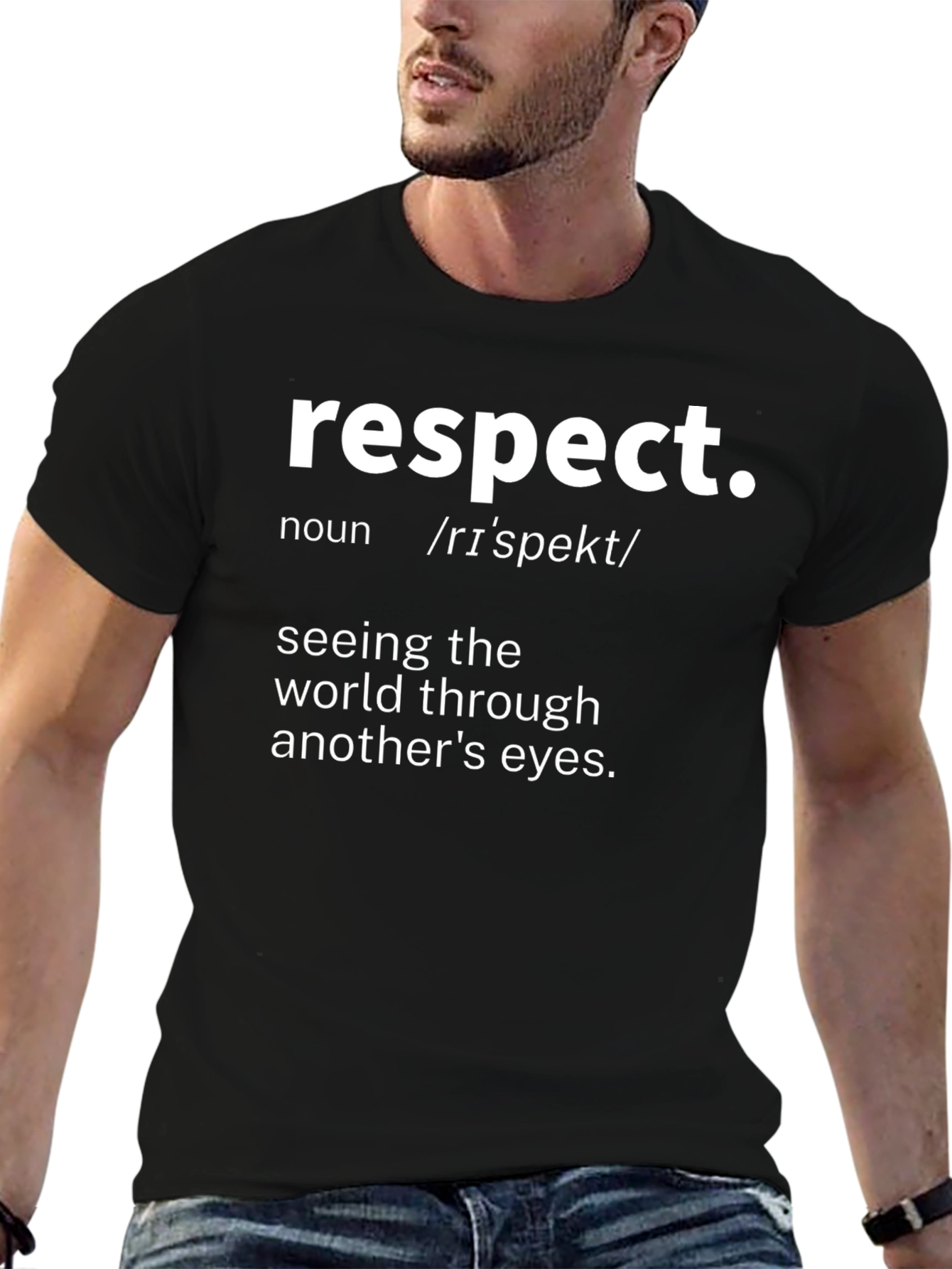 Respect Definition T-Shirt - Black