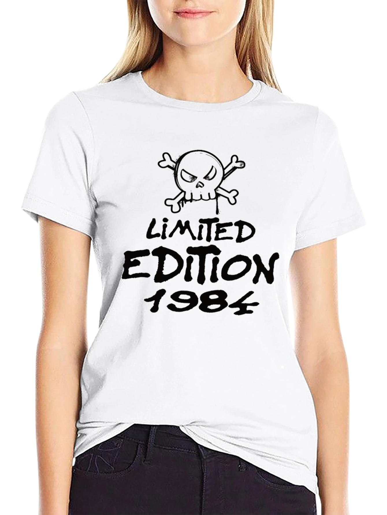 Limited Edition 1984 Skull Graphic T-Shirt