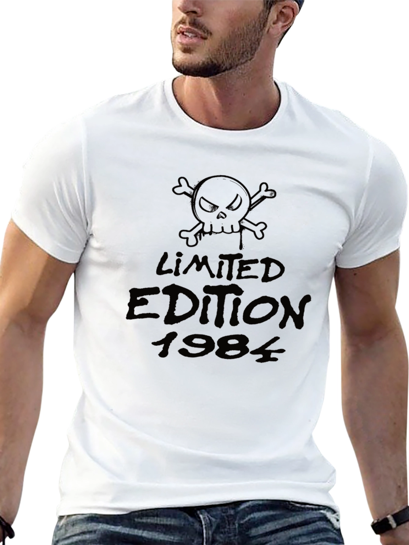 Limited Edition 1984 Skull Graphic T-Shirt