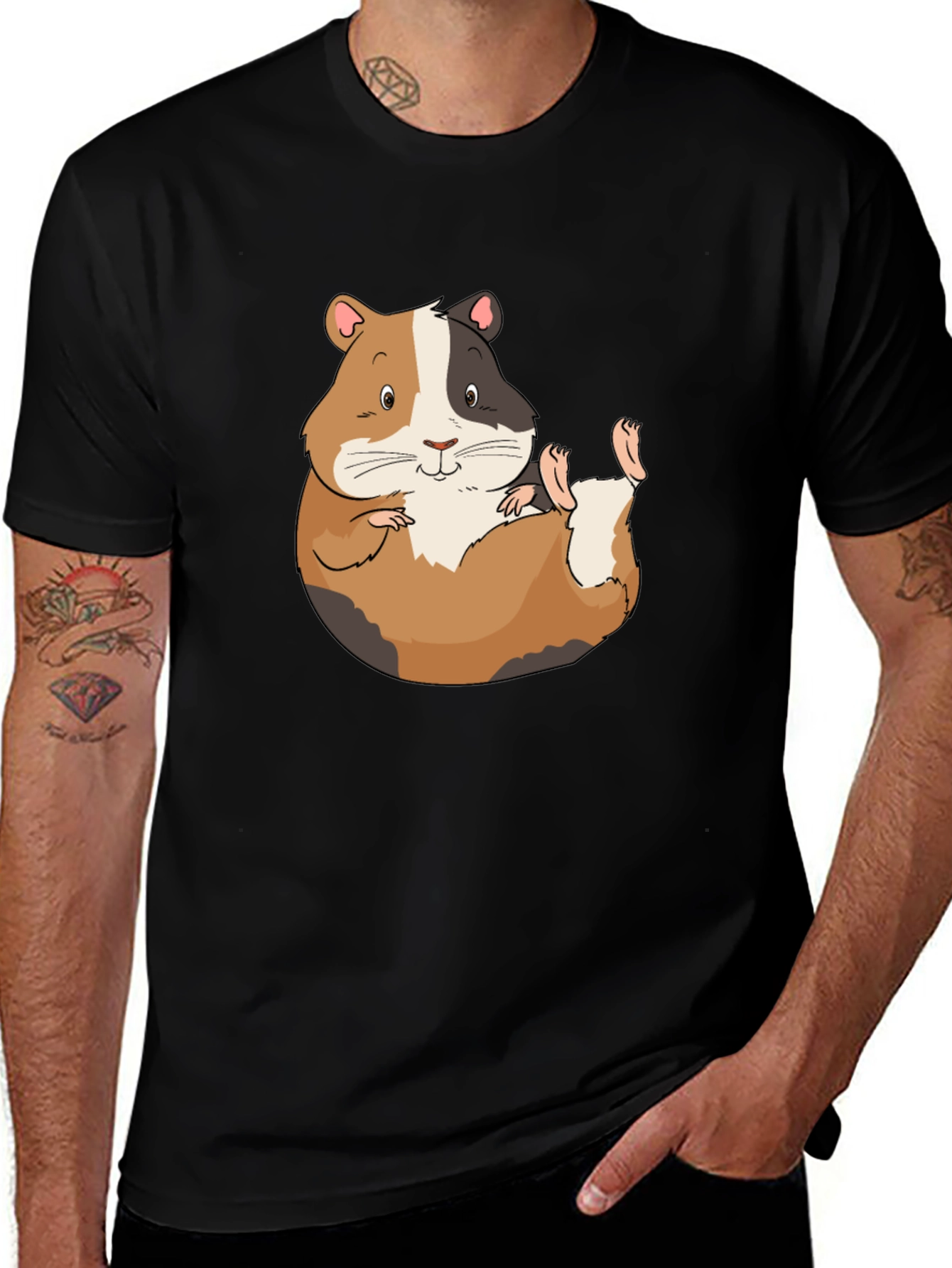 Guinea Pig Graphic T-Shirt -  Cute Pet Tee