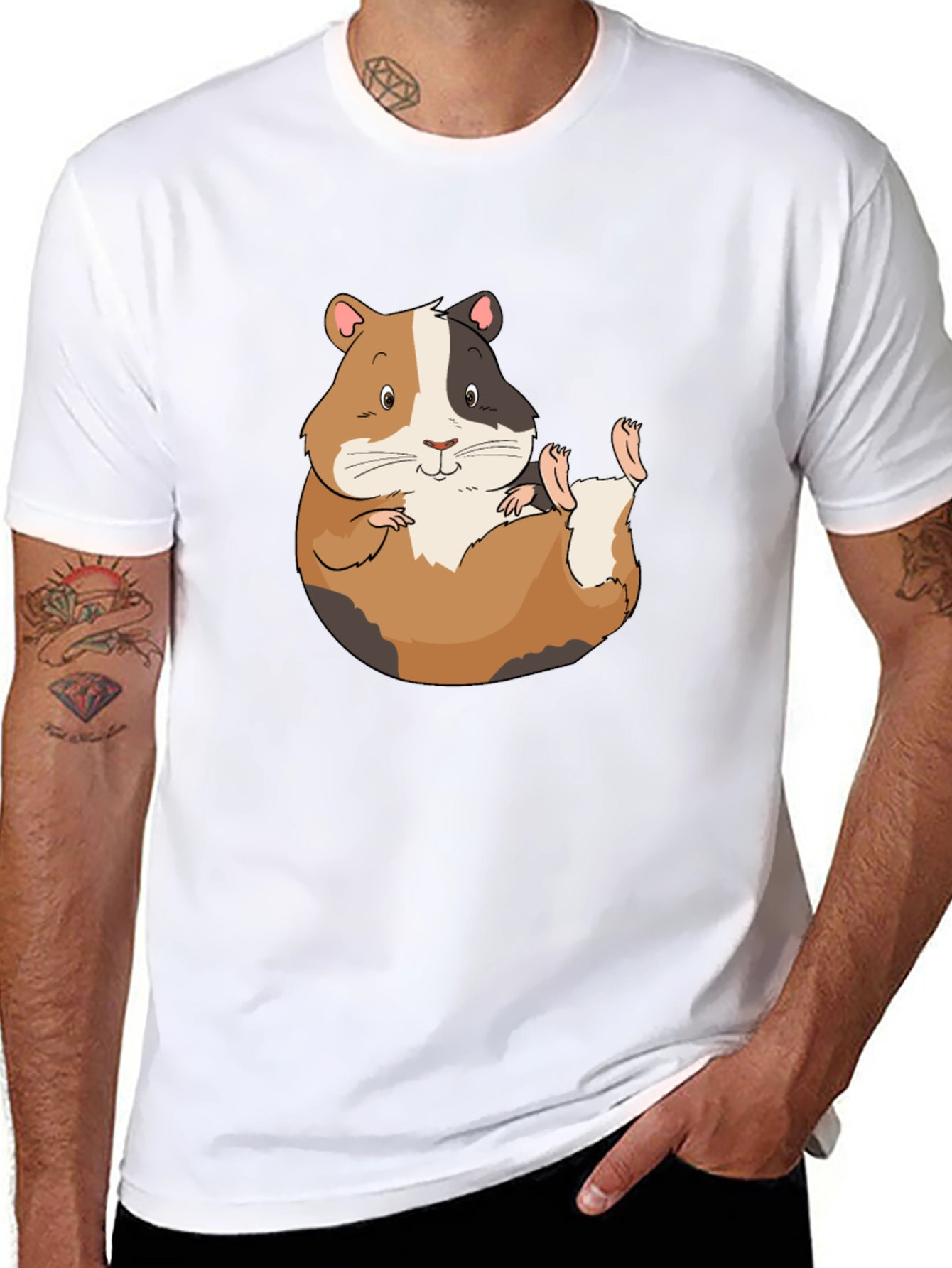 Guinea Pig Graphic T-Shirt -  Cute Pet Tee