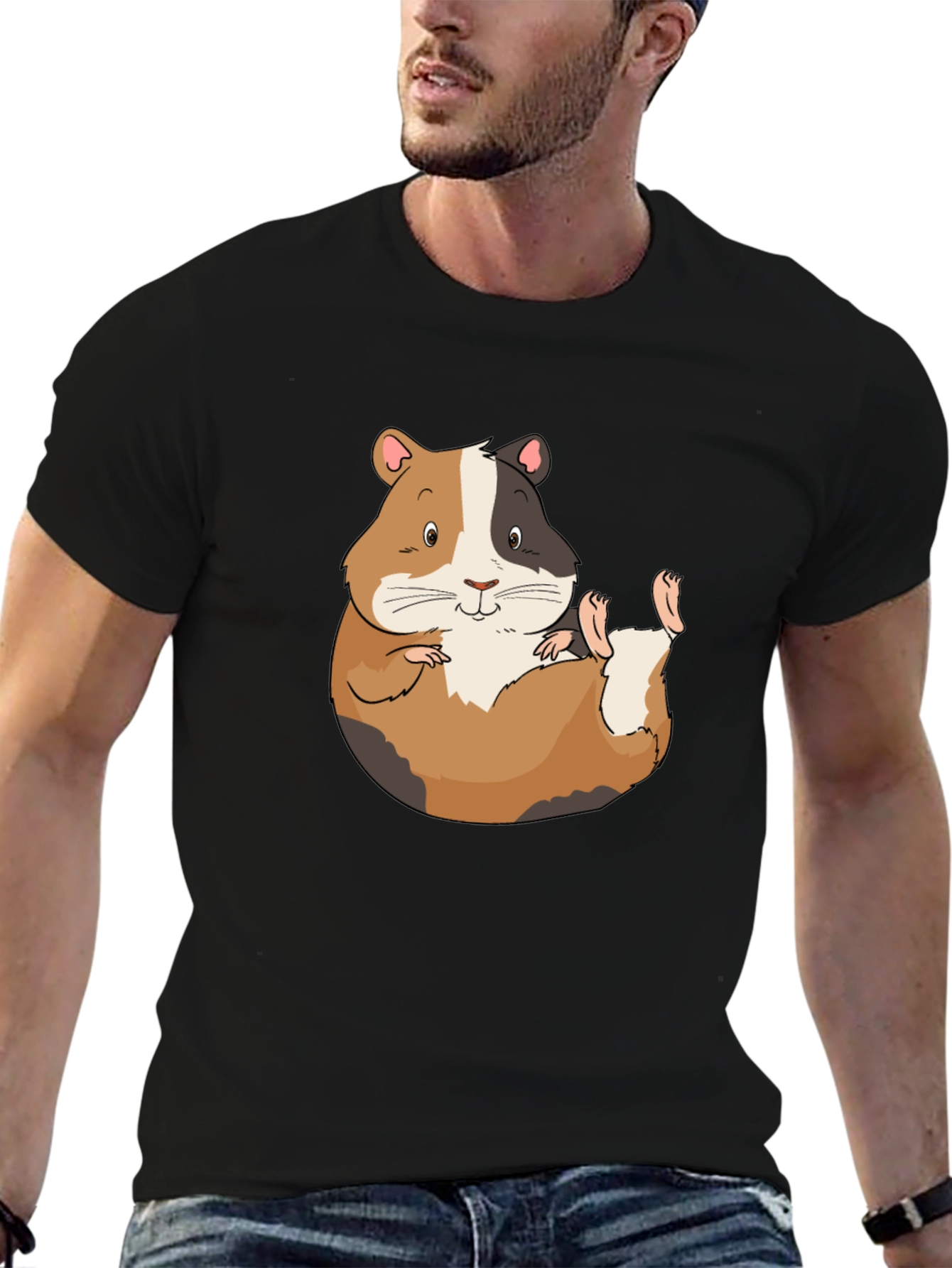 Guinea Pig Graphic T-Shirt -  Cute Pet Tee