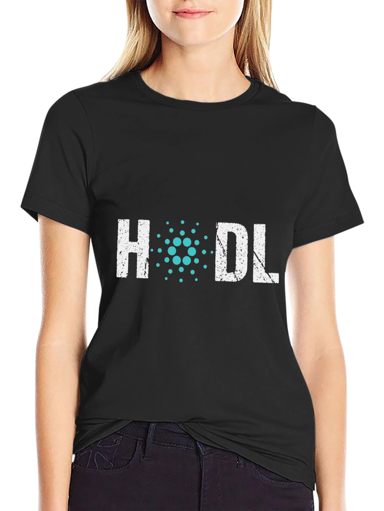 HODL Cardano Crypto T-Shirt - Black
