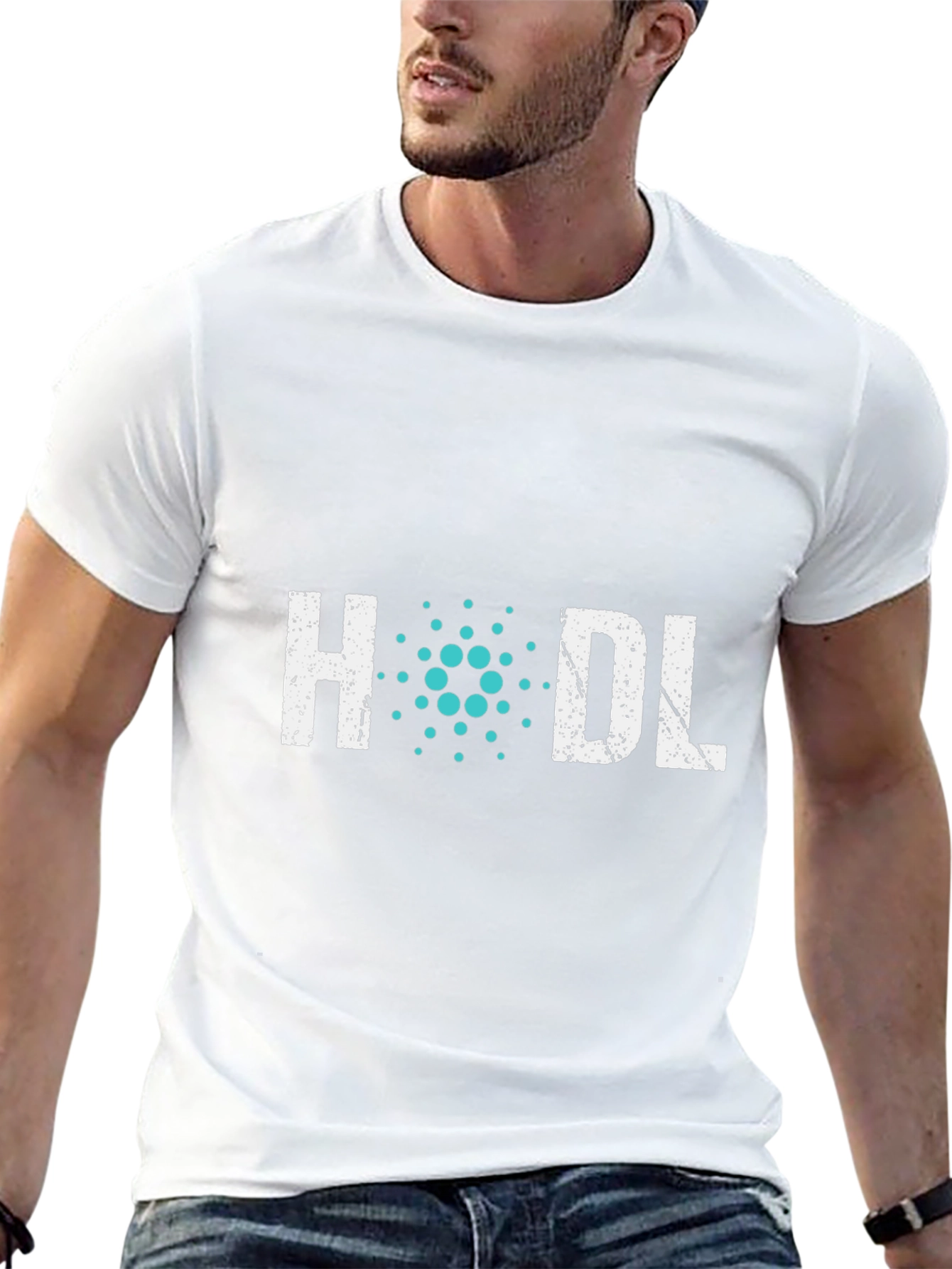 HODL Cardano Crypto T-Shirt - Black