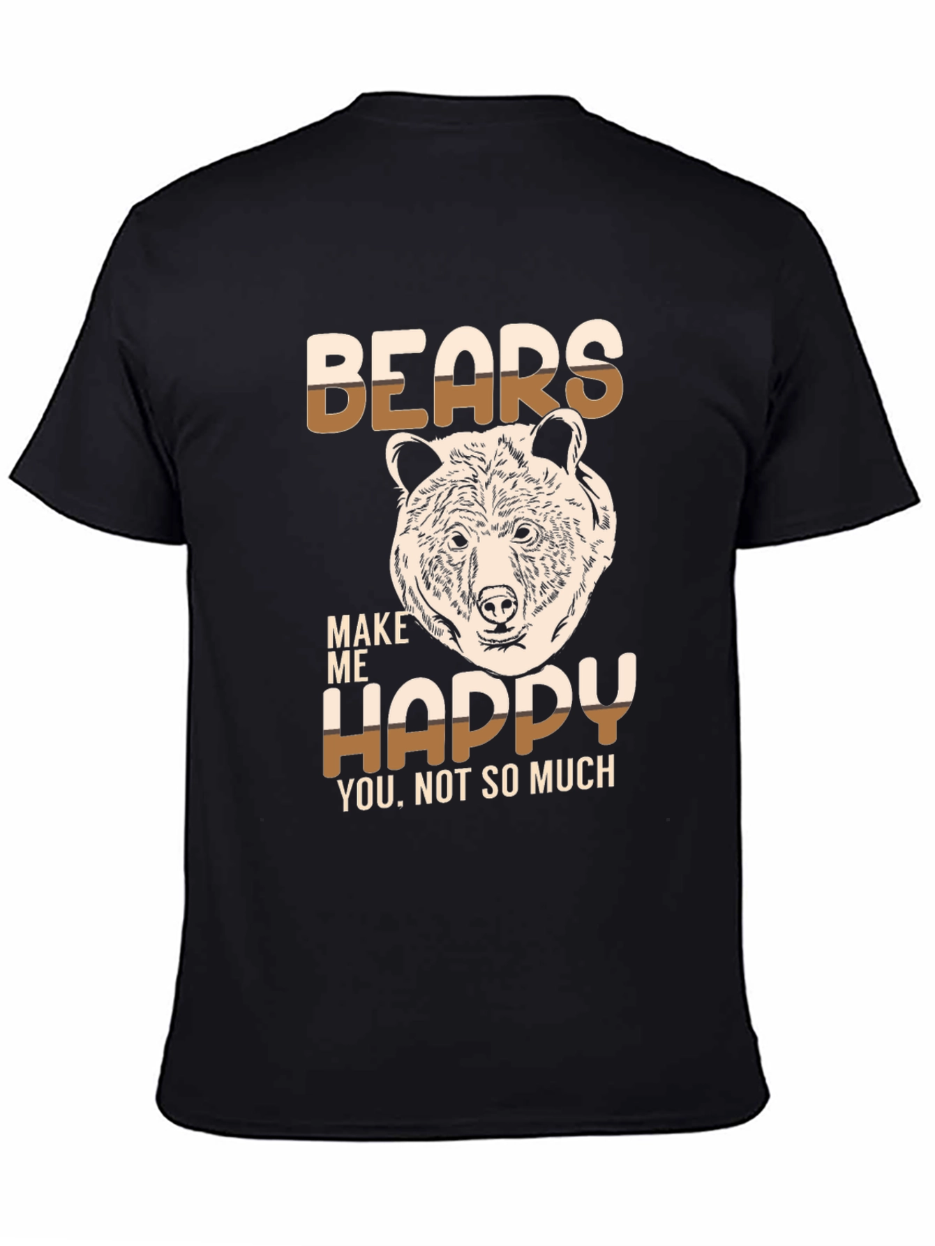 Bears Make Me Happy Graphic T-Shirt