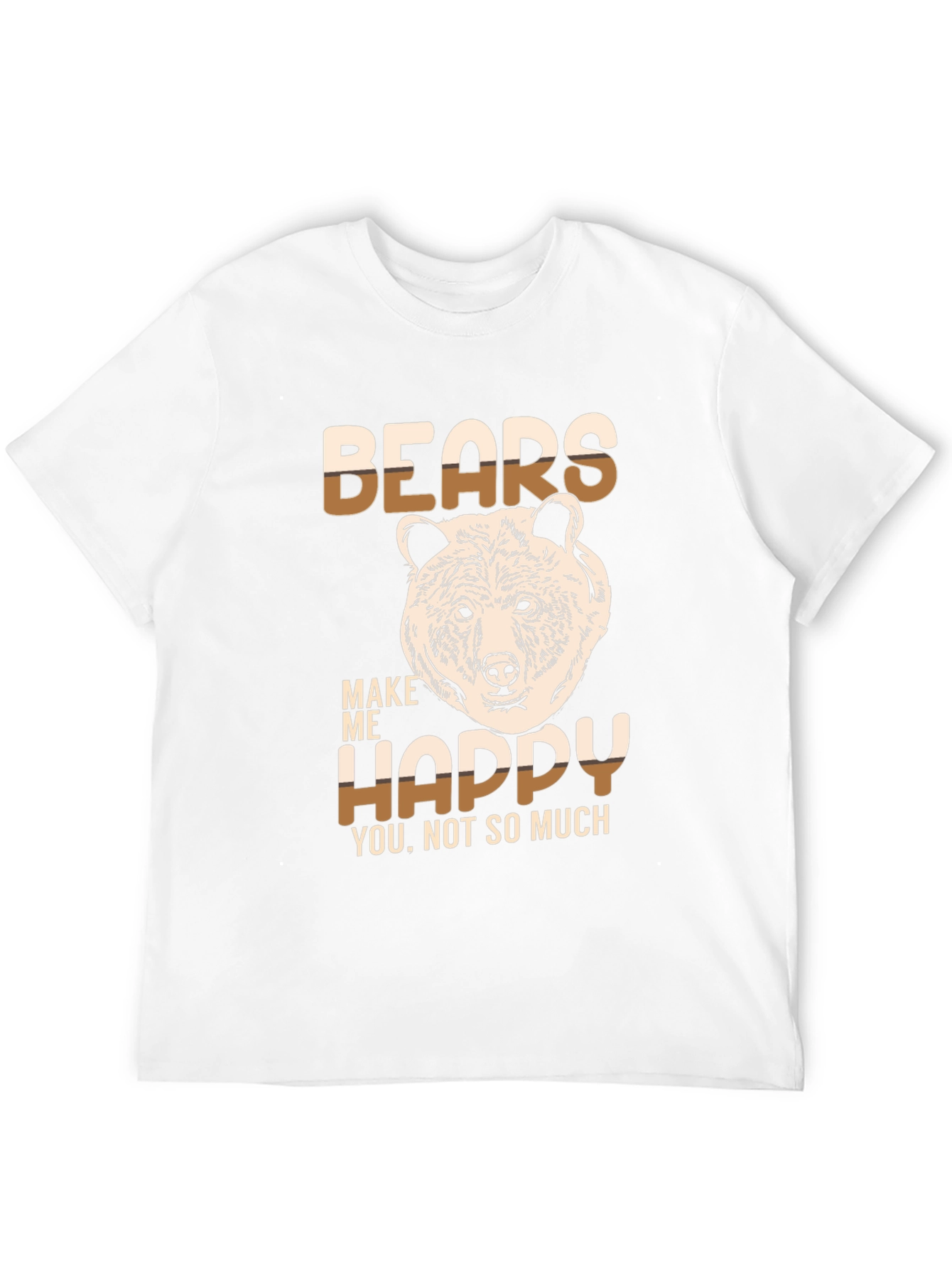 Bears Make Me Happy Graphic T-Shirt