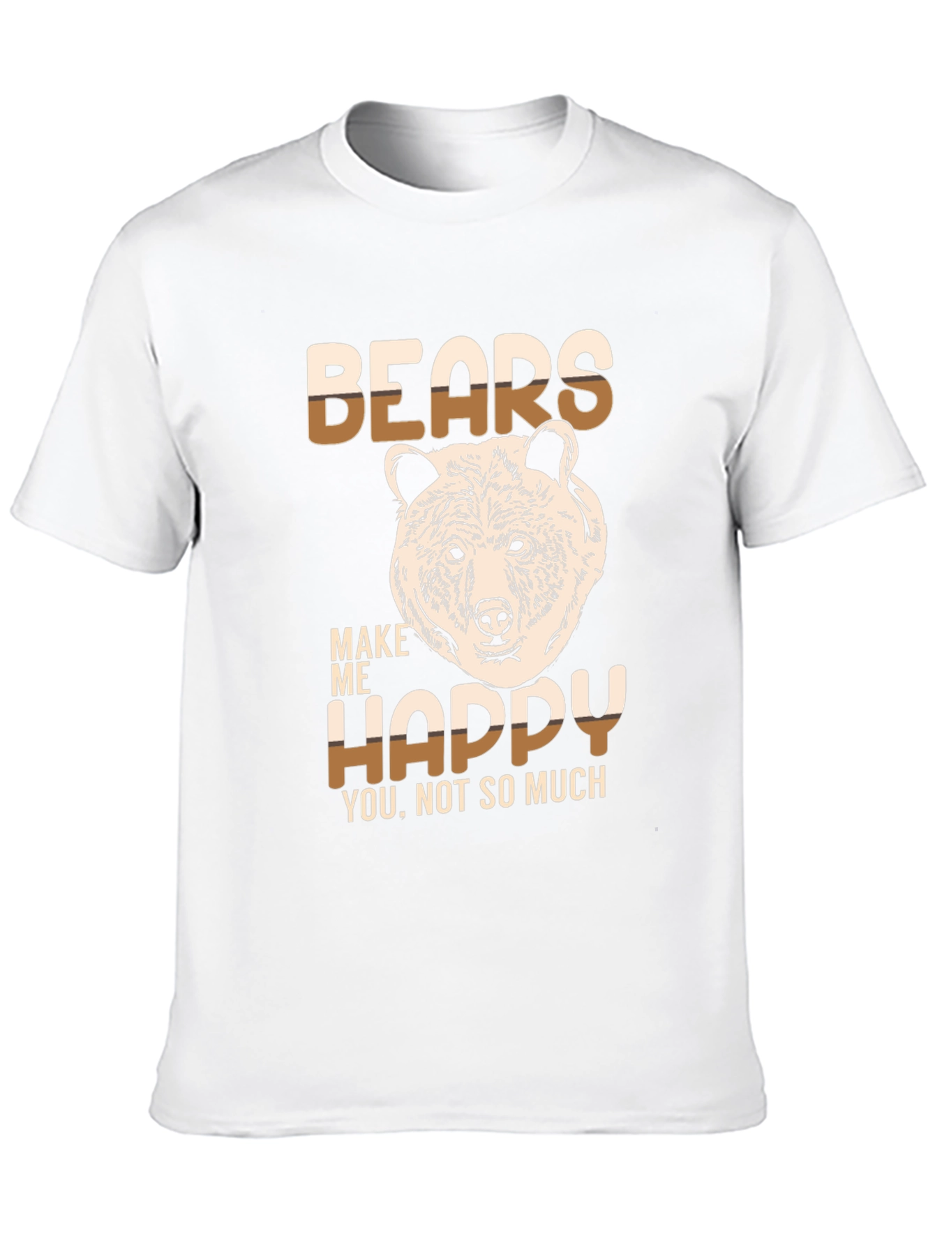 Bears Make Me Happy Graphic T-Shirt