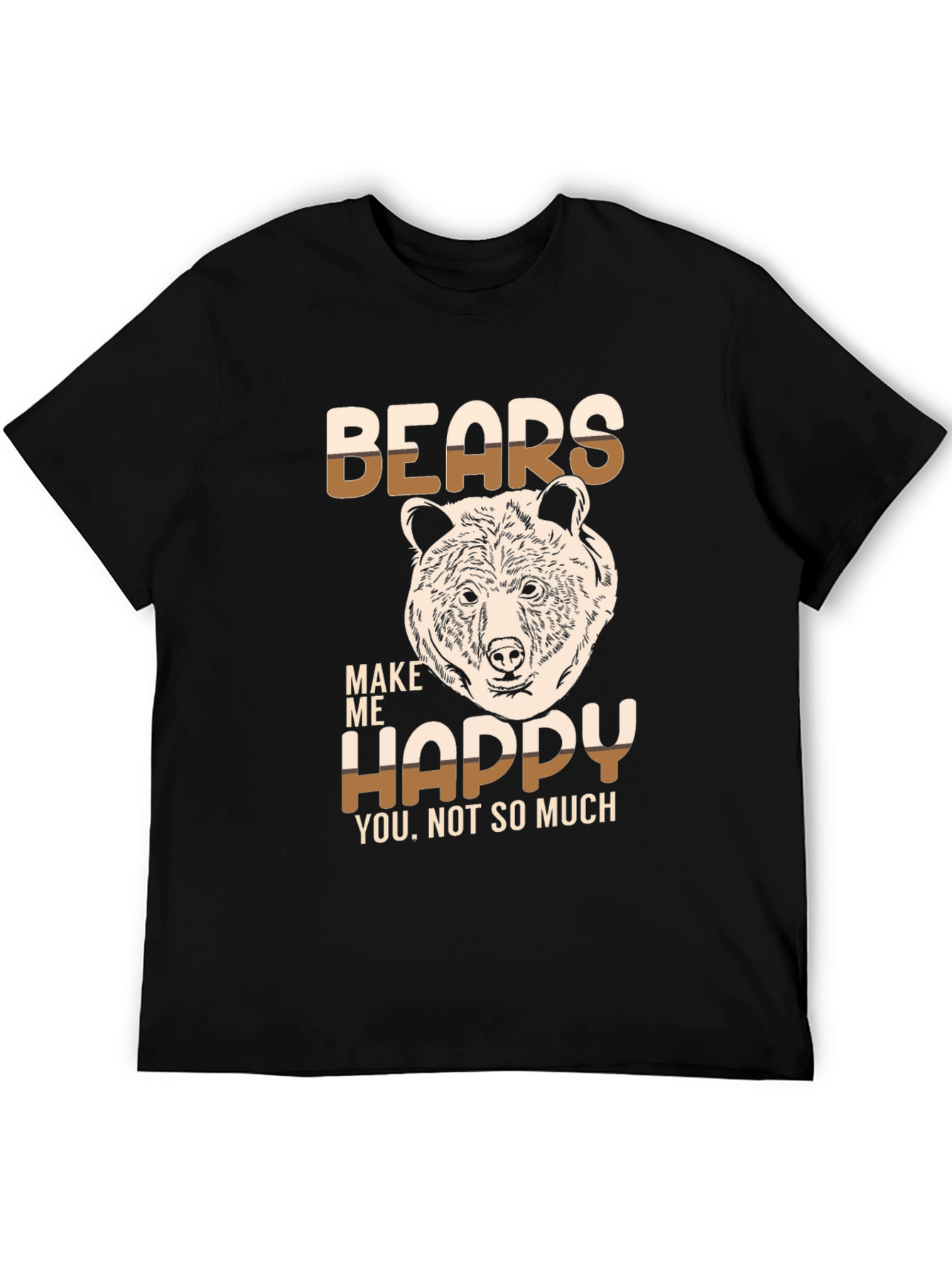 Bears Make Me Happy Graphic T-Shirt