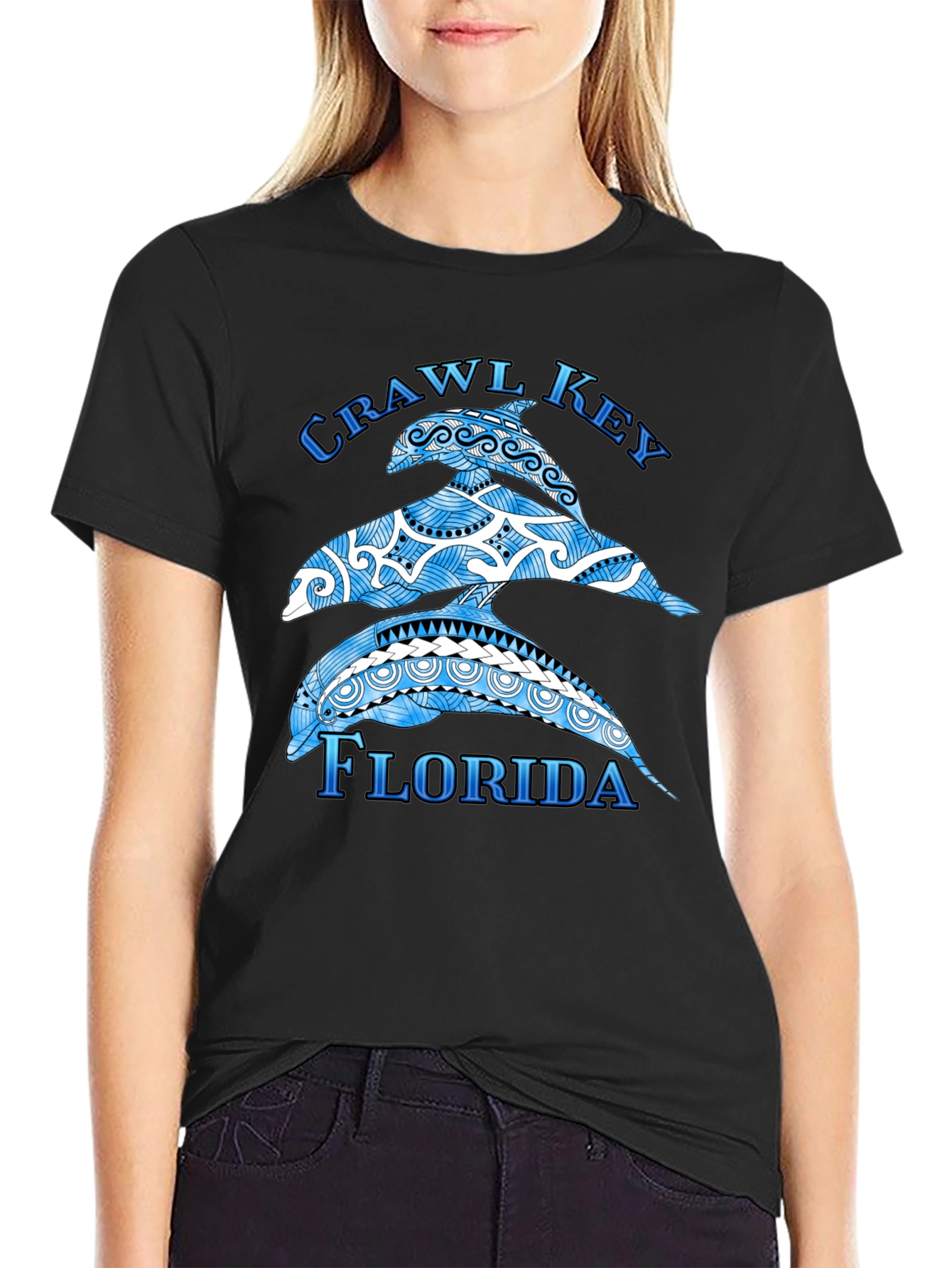 Crawl Key Florida Dolphin T-Shirt