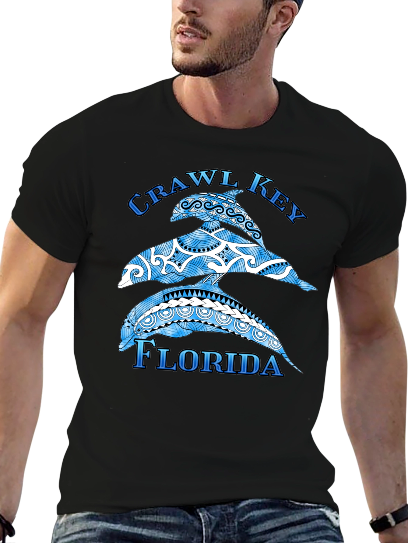 Crawl Key Florida Dolphin T-Shirt