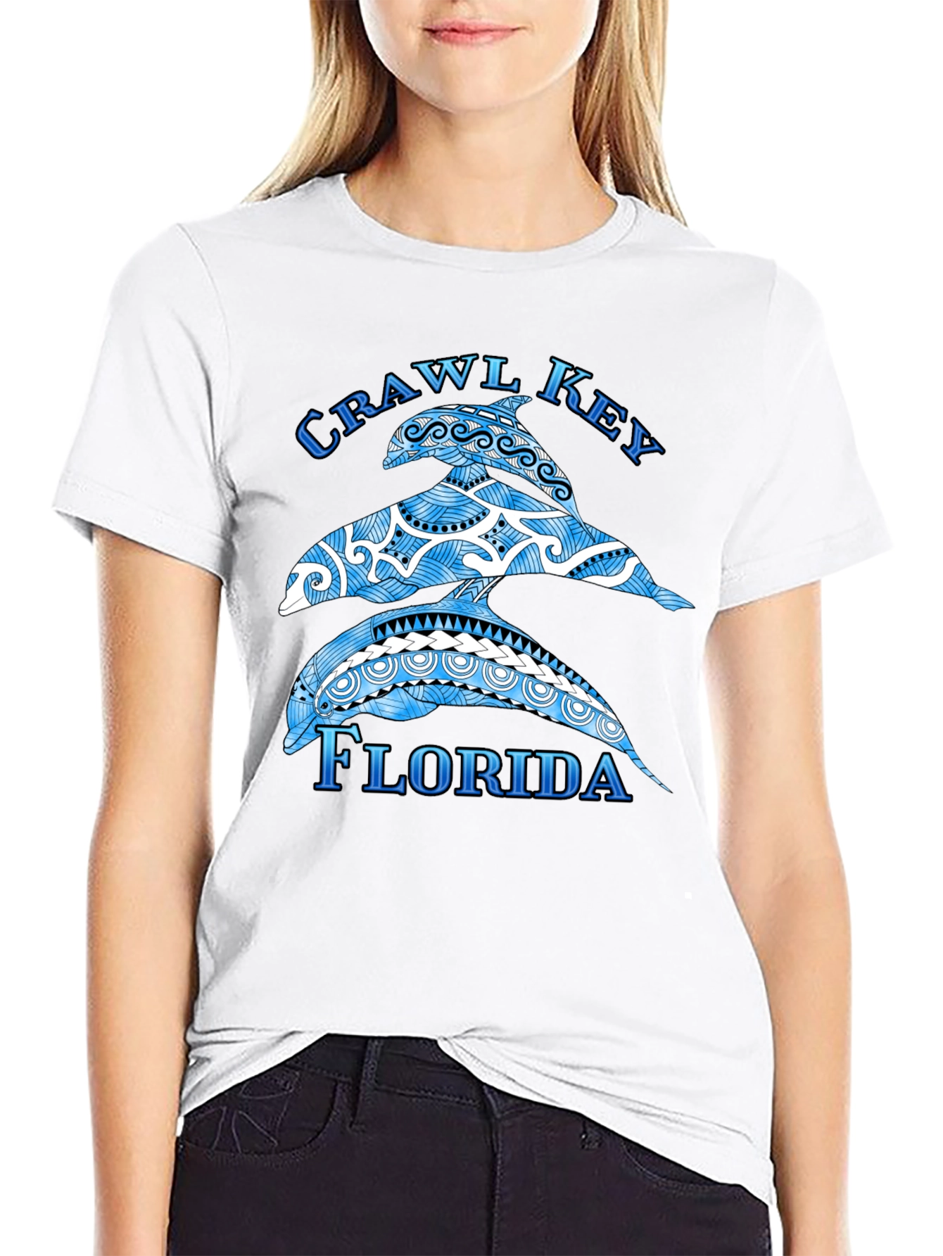 Crawl Key Florida Dolphin T-Shirt