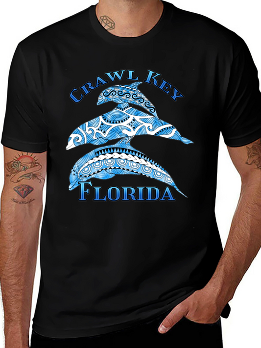 Crawl Key Florida Dolphin T-Shirt