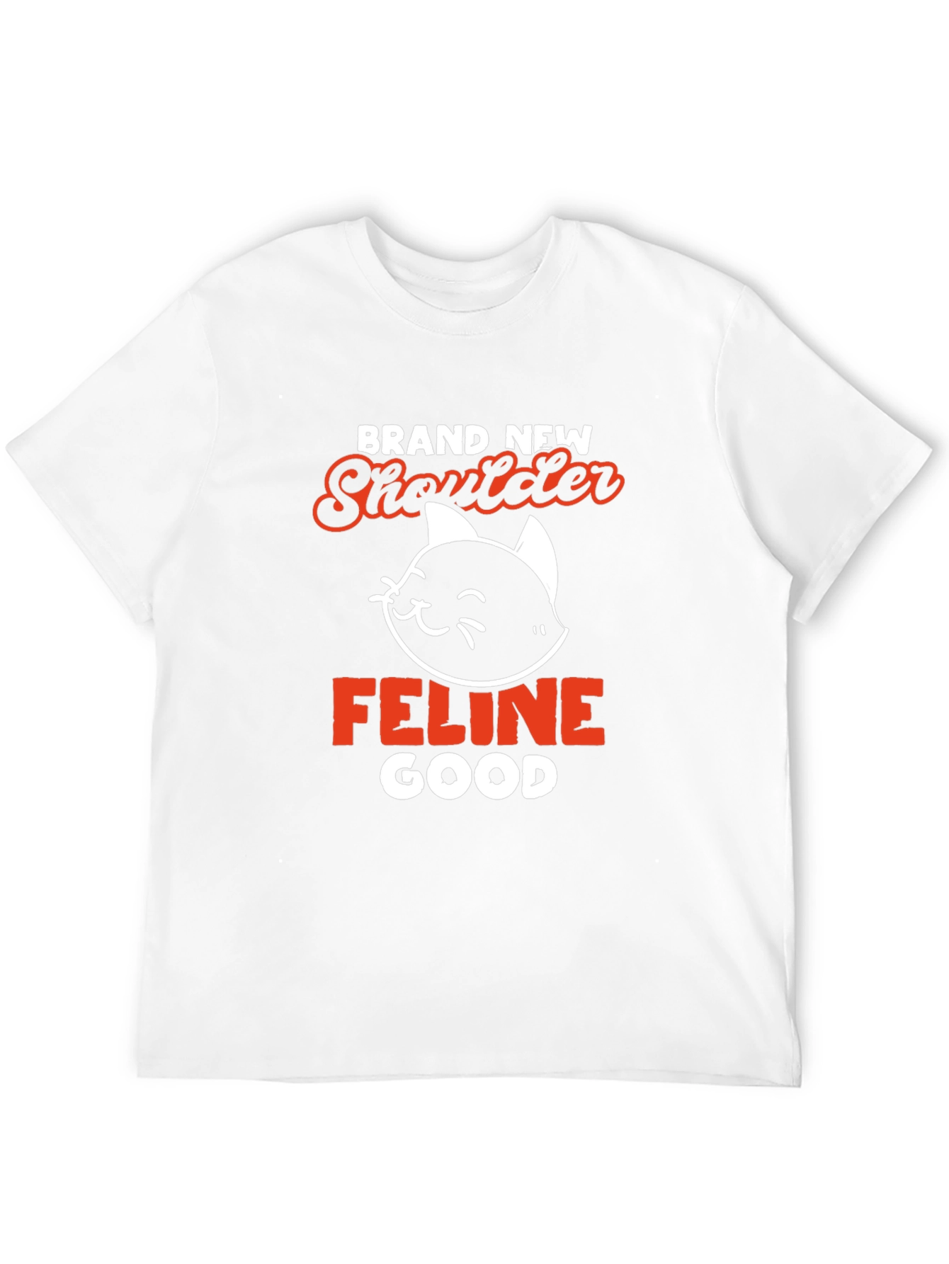 Brand New Shoulder Feline Good Black T-Shirt