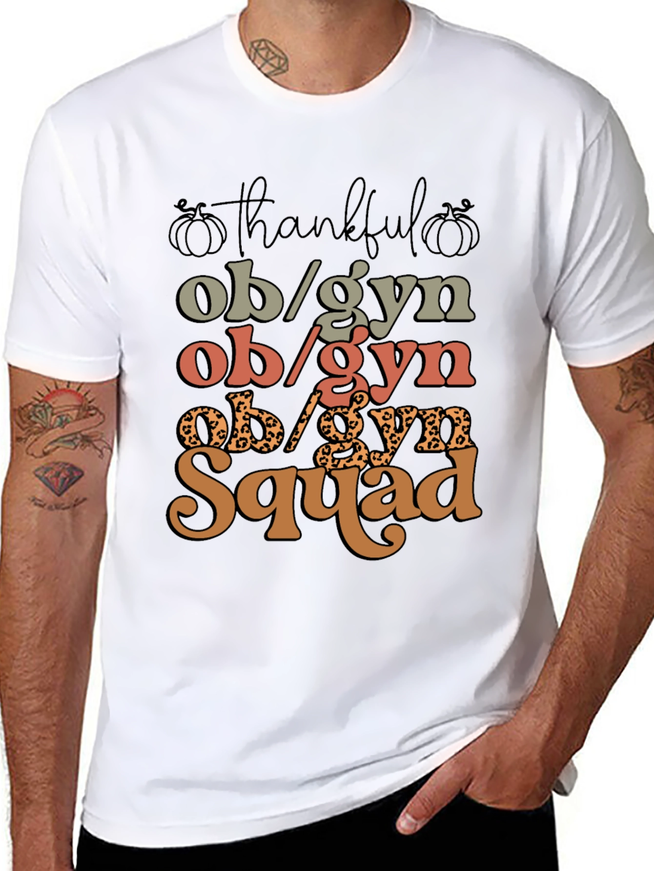 Thankful OB/GYN Squad T-Shirt