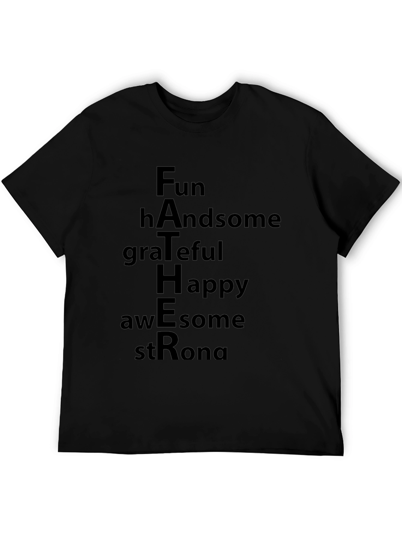 Father Fun Handsome T-Shirt - Mens Graphic Tee