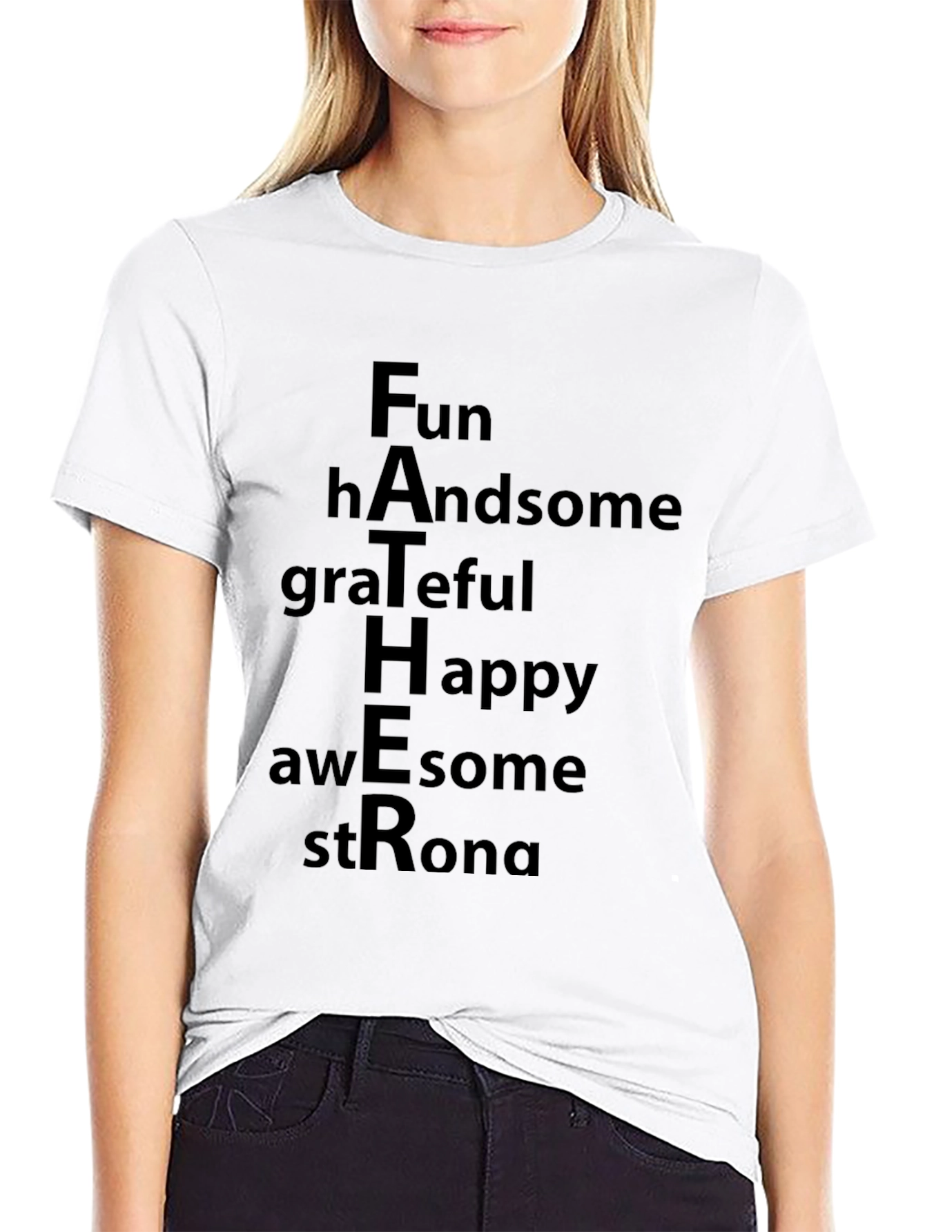 Father Fun Handsome T-Shirt - Mens Graphic Tee