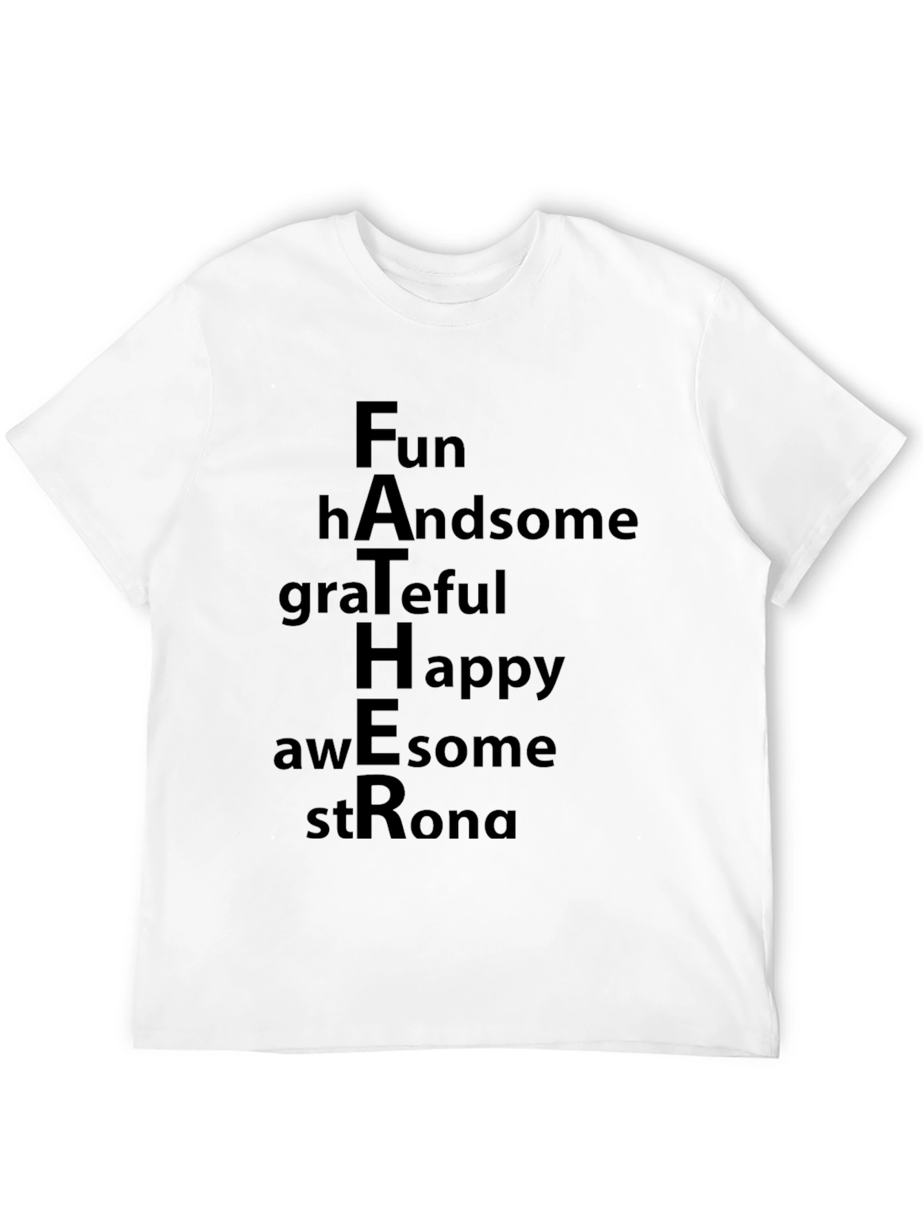 Father Fun Handsome T-Shirt - Mens Graphic Tee