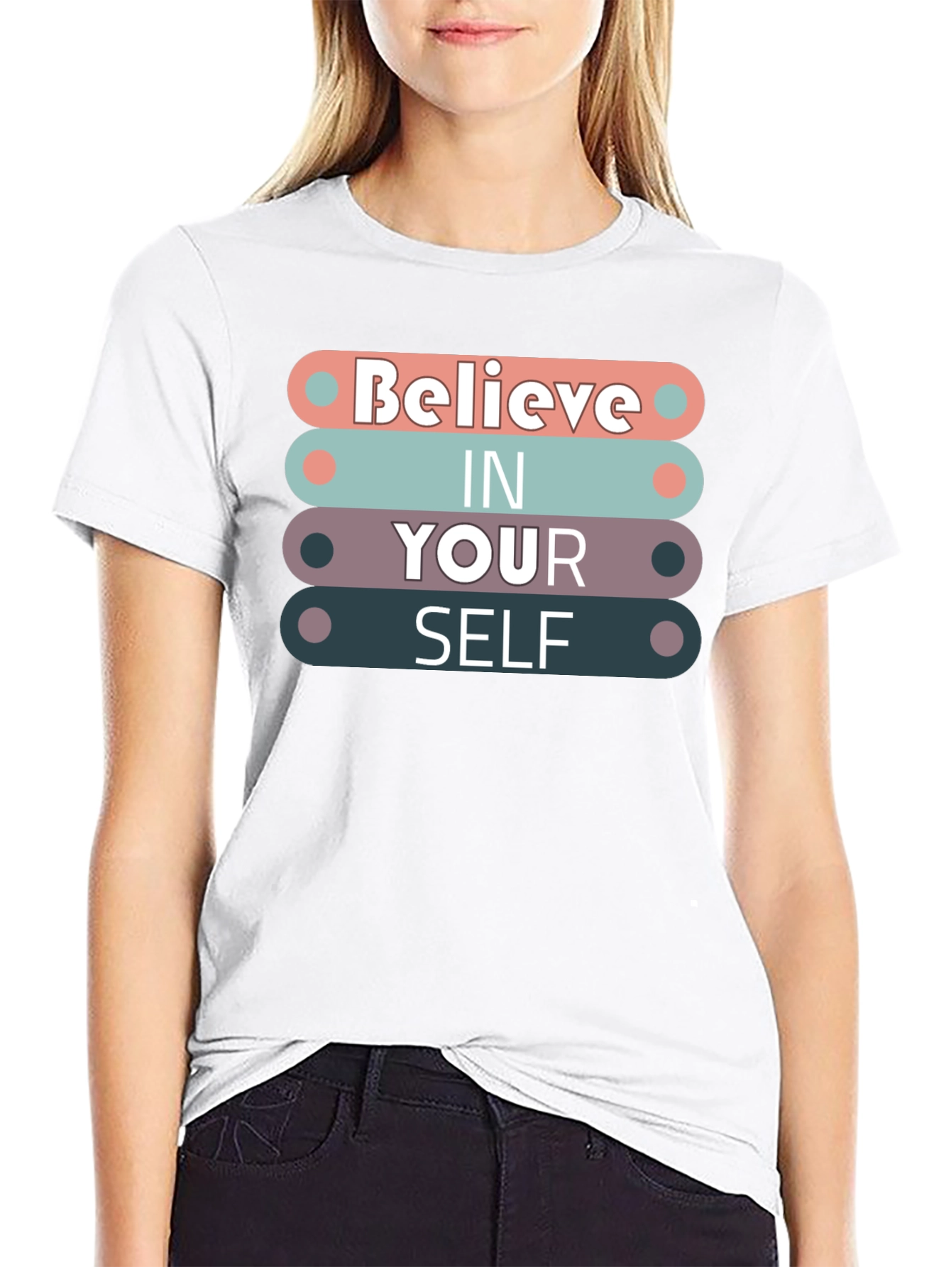 Believe In Yourself Graphic Tee - Motivational Shirt