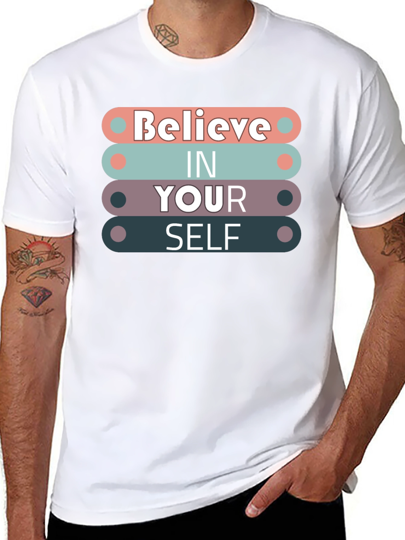 Believe In Yourself Graphic Tee - Motivational Shirt