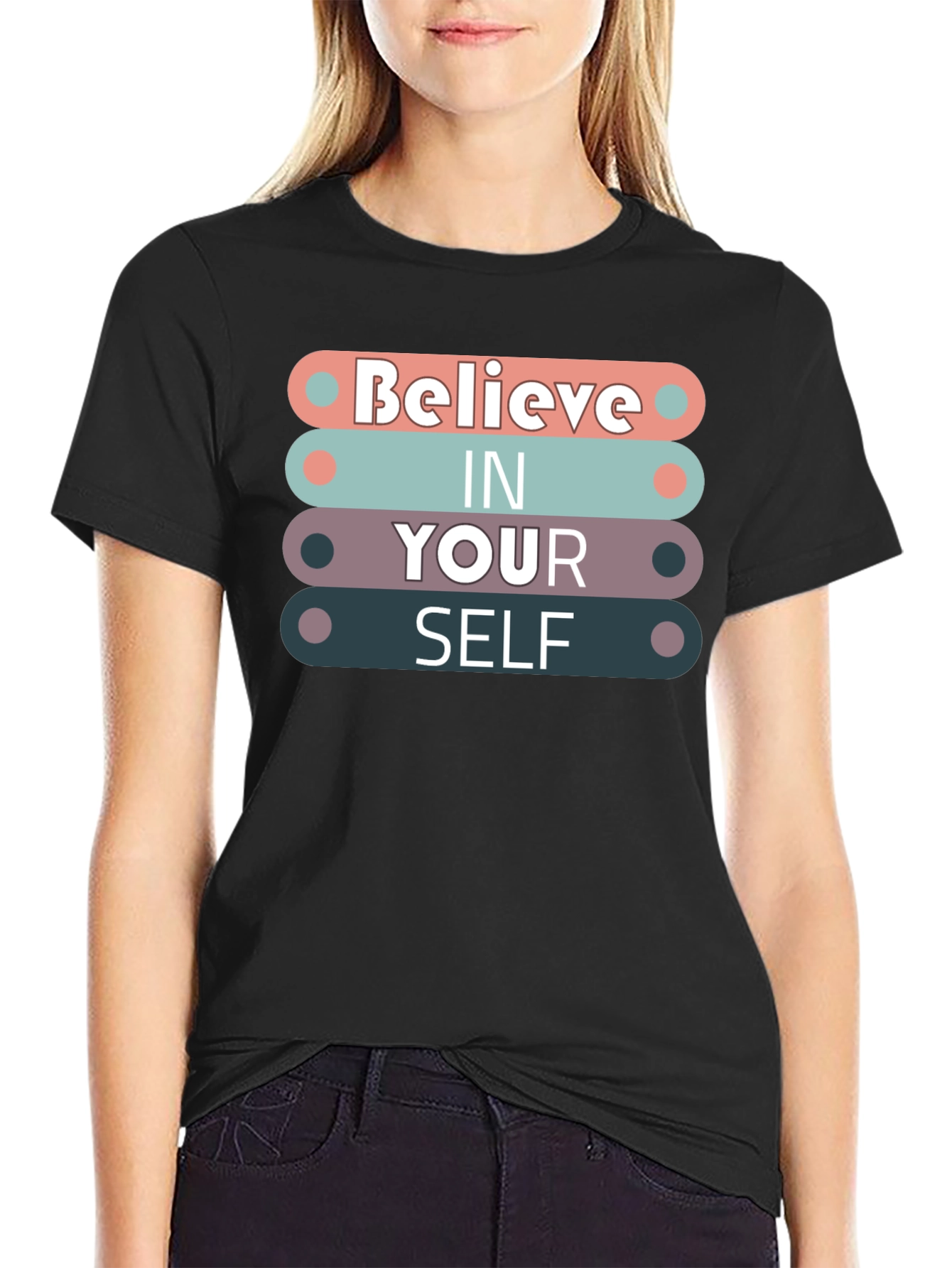 Believe In Yourself Graphic Tee - Motivational Shirt