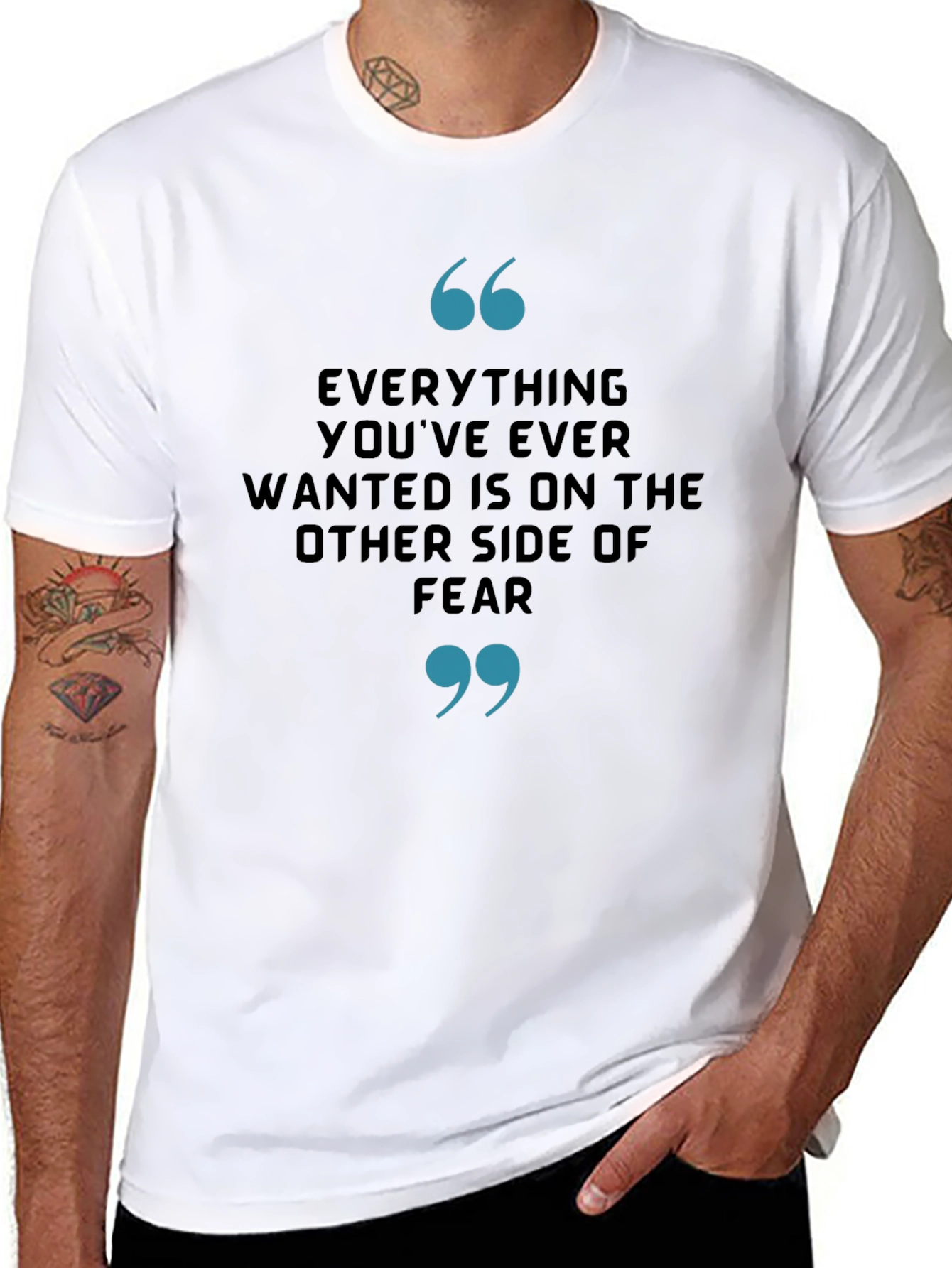 Motivational Quote T-Shirt - Everything Youve Ever Wanted