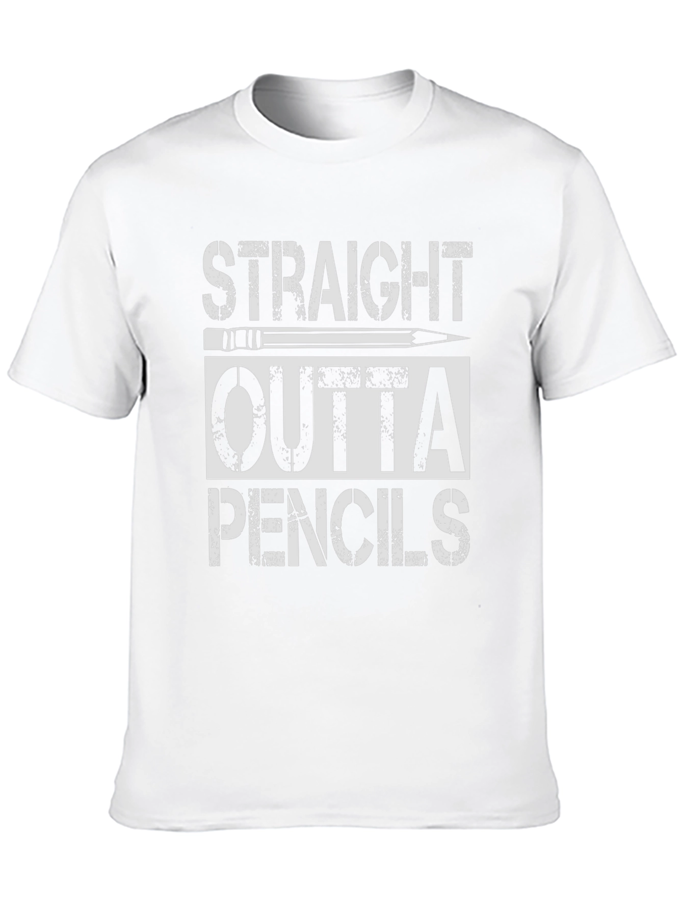 Straight Outta Pencils Graphic Tee - Artist Apparel