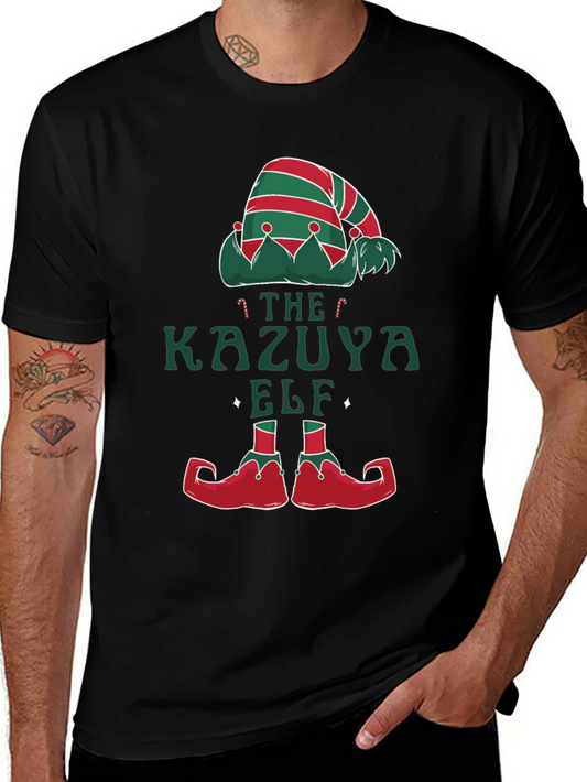 Kazuya Elf Christmas T-Shirt - Holiday Festive Wear