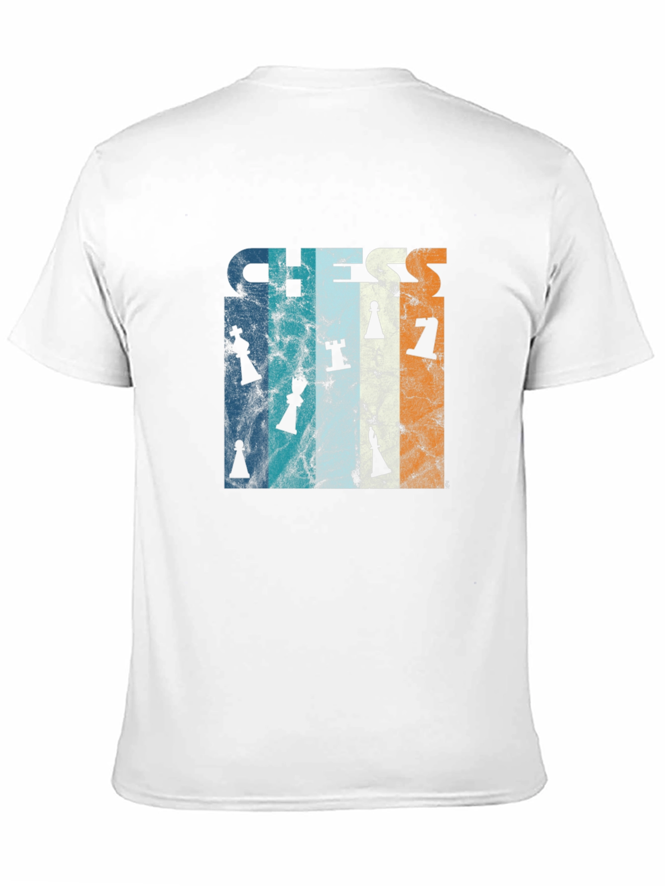 Chess Piece Retro Style Graphic Tee