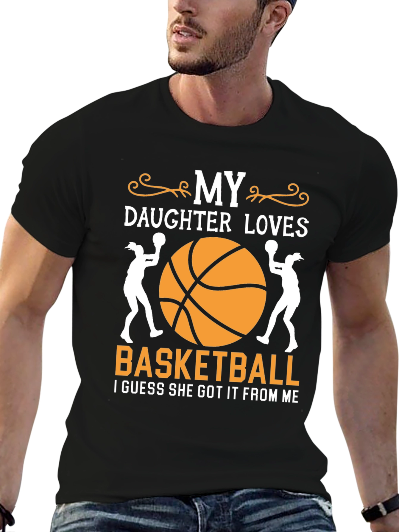 My Daughter Loves Basketball T-Shirt