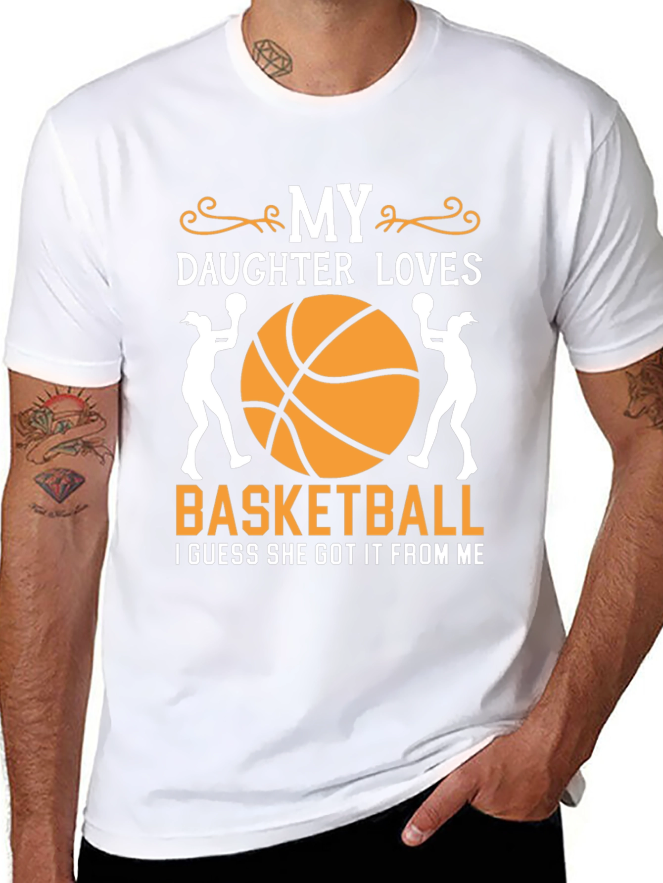 My Daughter Loves Basketball T-Shirt