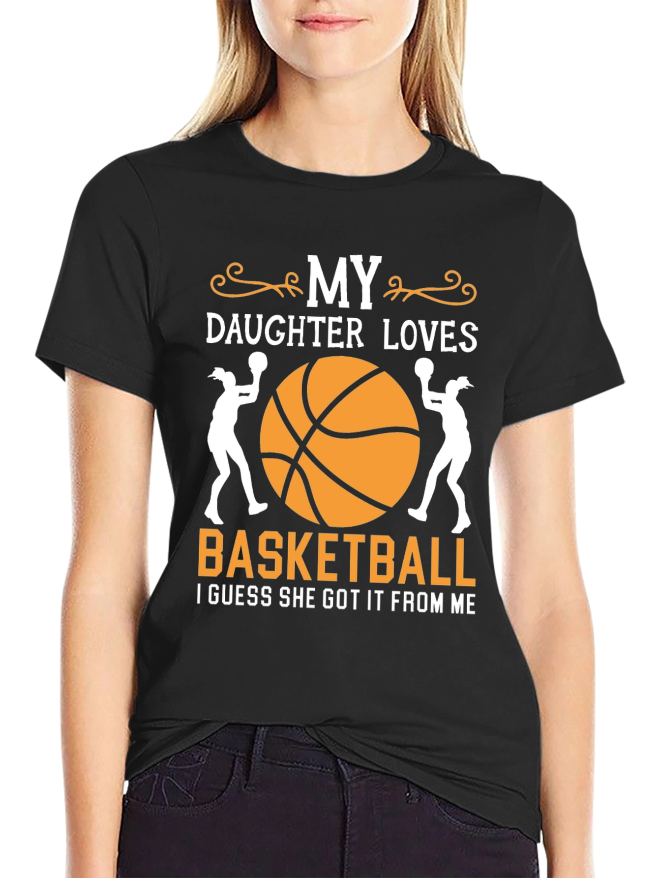 My Daughter Loves Basketball T-Shirt