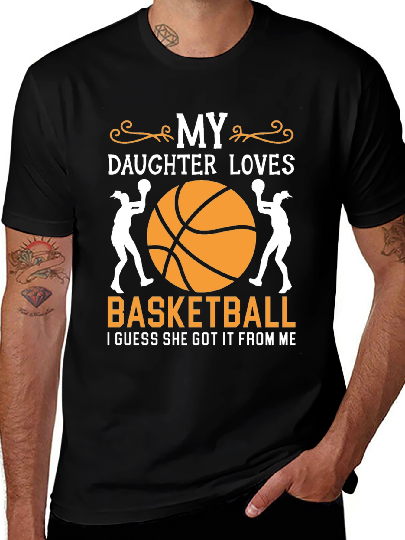 My Daughter Loves Basketball T-Shirt