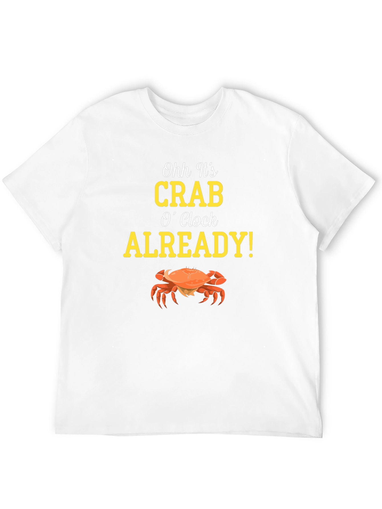 Crab OClock T-Shirt - Funny Seafood Tee