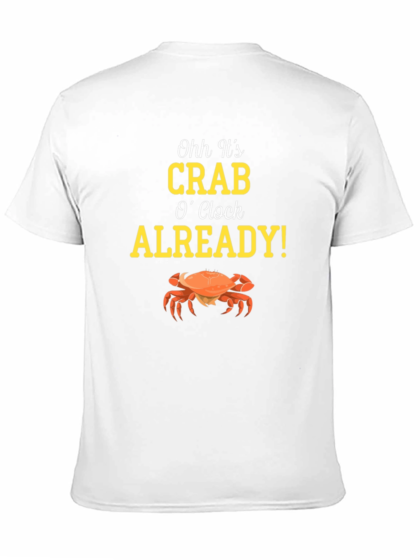 Crab OClock T-Shirt - Funny Seafood Tee