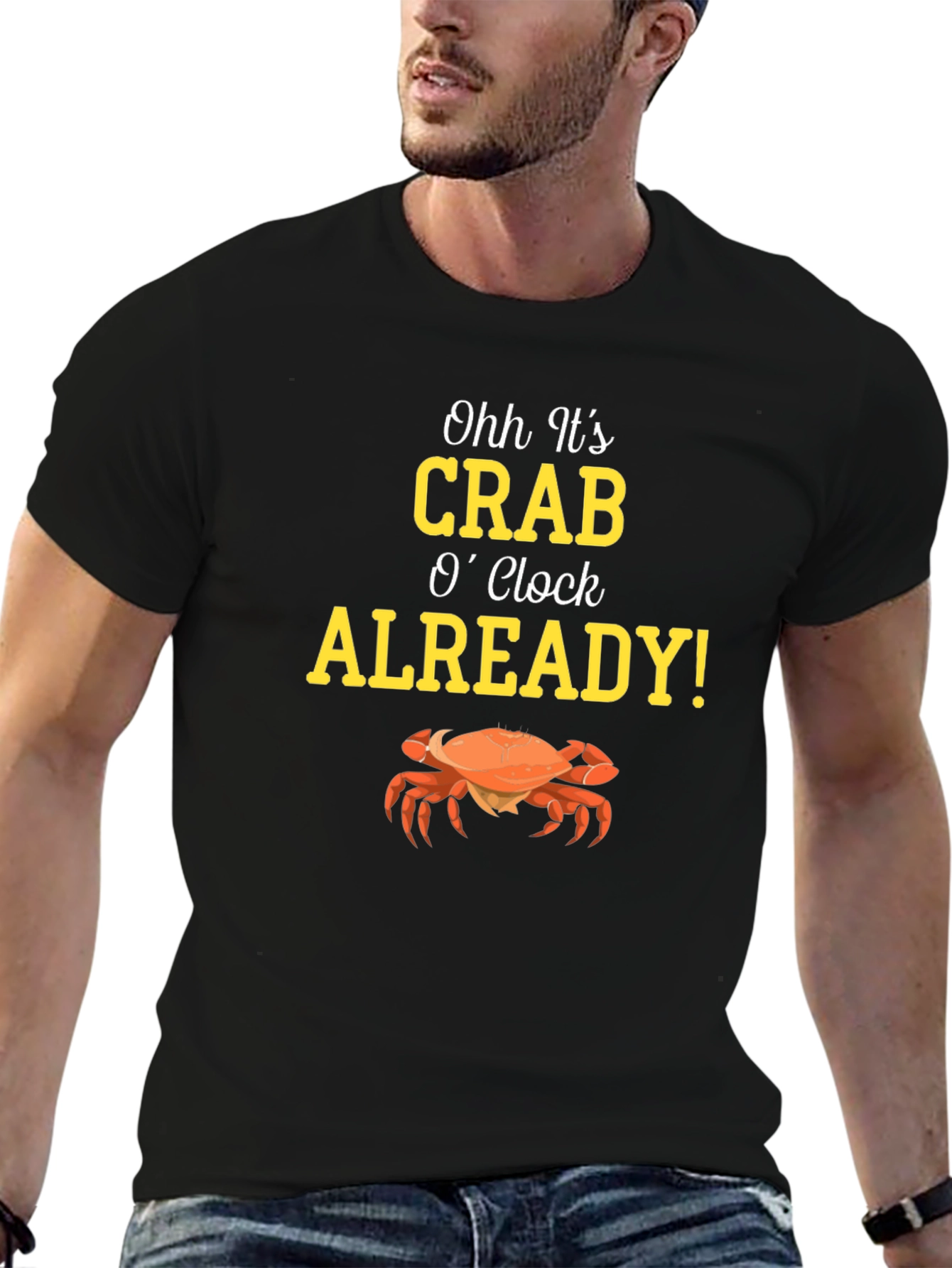 Crab OClock T-Shirt - Funny Seafood Tee