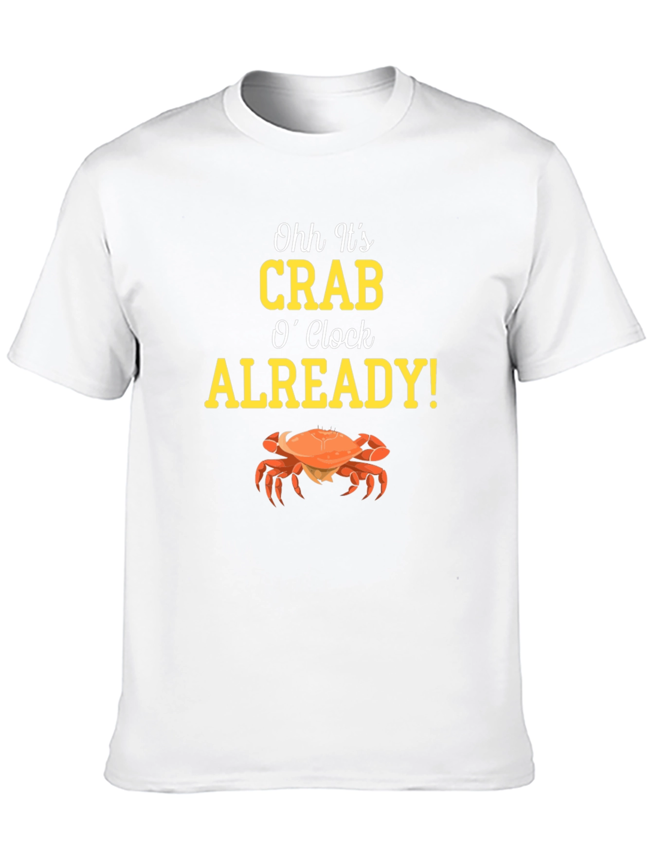 Crab OClock T-Shirt - Funny Seafood Tee