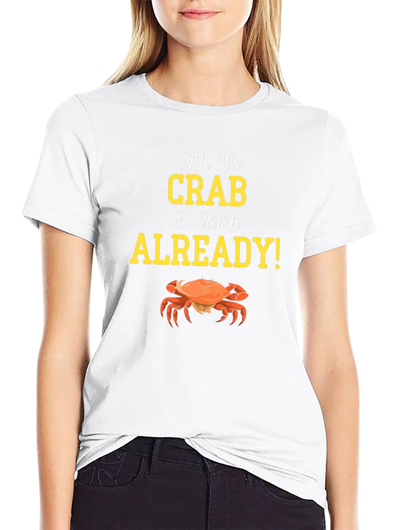 Crab OClock T-Shirt - Funny Seafood Tee