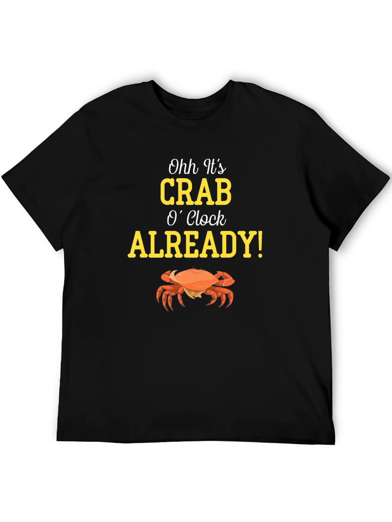 Crab OClock T-Shirt - Funny Seafood Tee