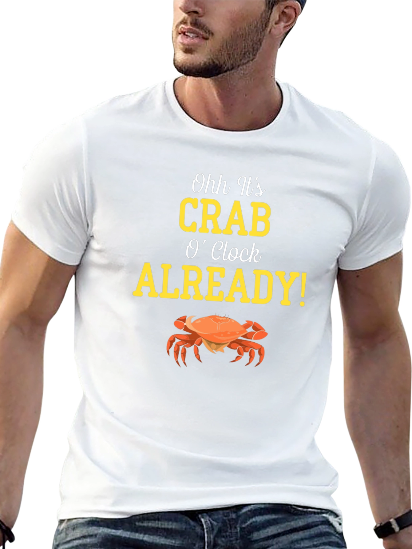 Crab OClock T-Shirt - Funny Seafood Tee