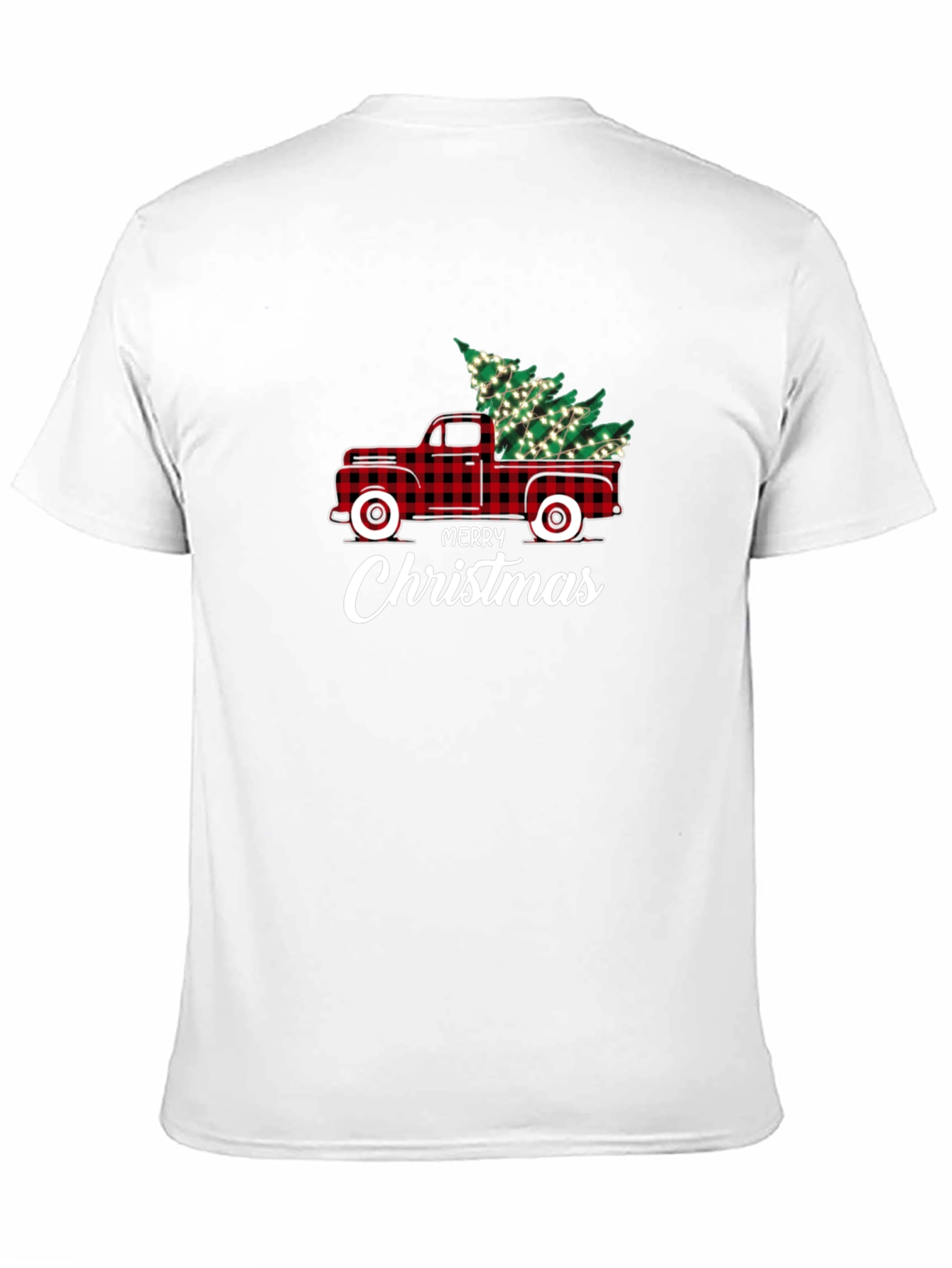Festive Christmas Tree Truck Graphic Tee