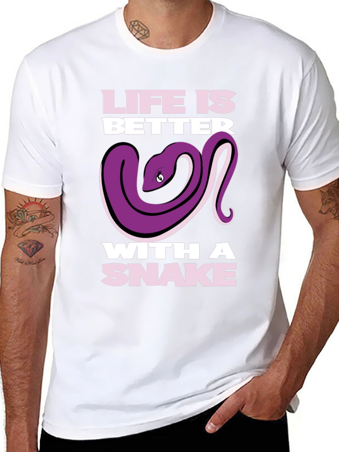Life is Better with a Snake T-Shirt
