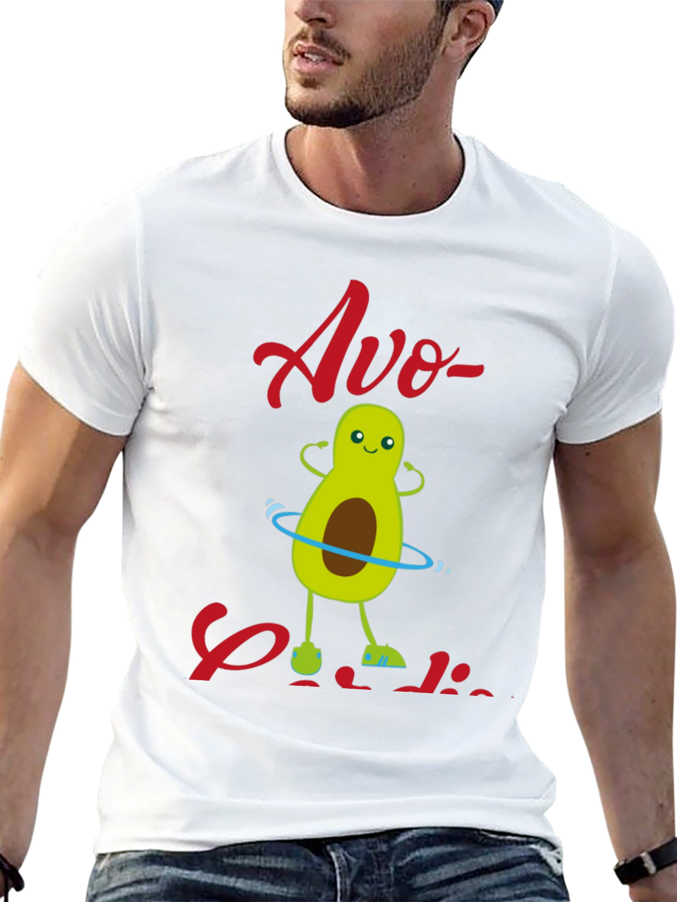 Avo-Cardio T-Shirt - Fun Avocado Workout Design