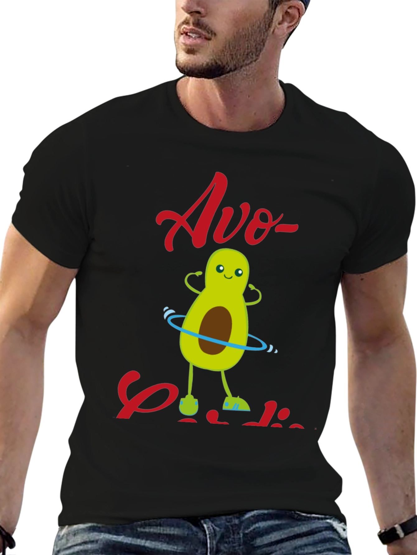 Avo-Cardio T-Shirt - Fun Avocado Workout Design