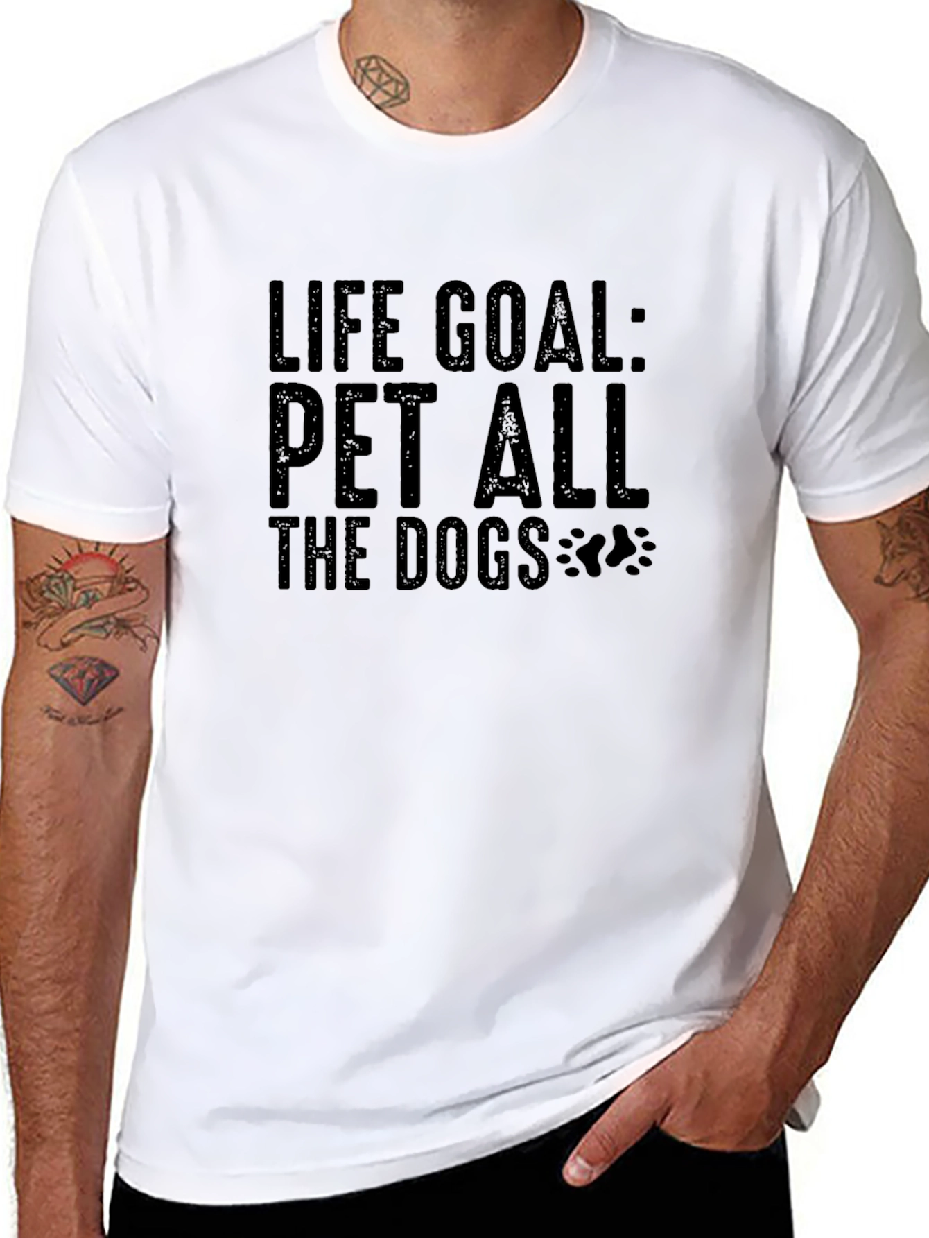 Pet All The Dogs Graphic T-Shirt